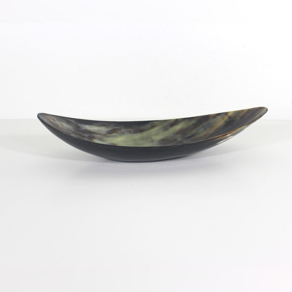 Vintage Horn Bowl, Natural Trinket Dish or Catchall Centrepiece